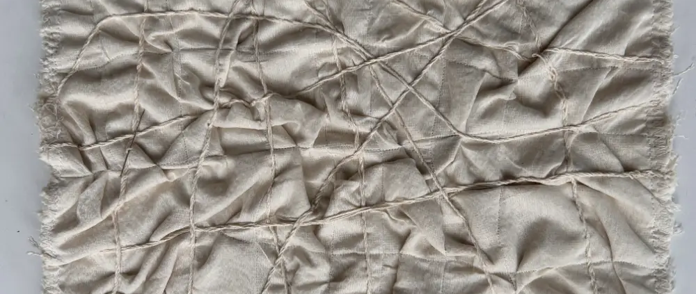 Flächengestaltung: Schnurstepperei, gecrasht