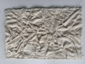 Flächengestaltung: Schnurstepperei, gecrasht